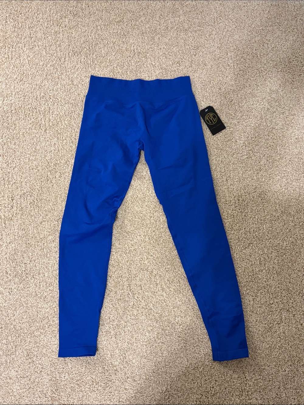 Til You Collapse Cobalt Blue High-Rise Leggings